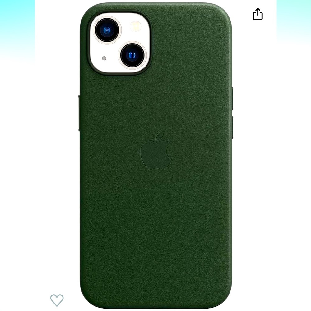 Apple iPhone 13 Leather Case with MagSafe - Sequoia Green